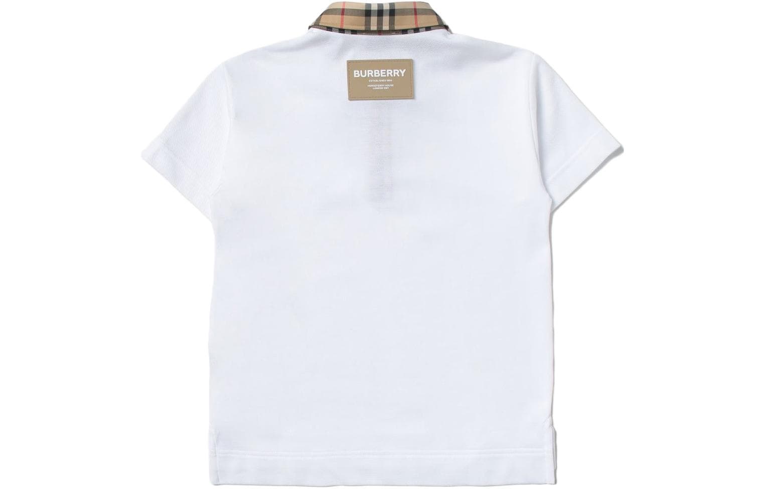 Burberry T-рубашка Белая для младенцев и малышей - изображение 2