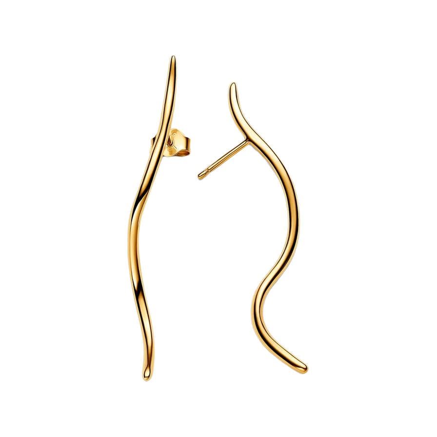 Серьги Pandora 14k - изображение 1