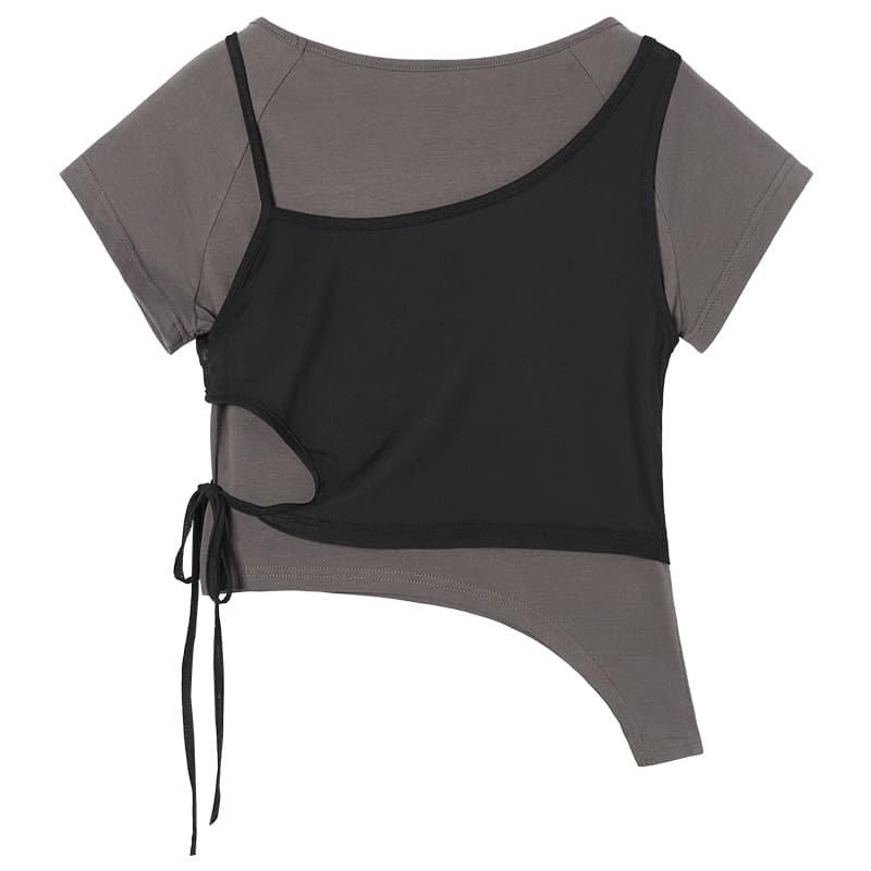 Футболка EPTISON Dreamcore Fantasy Summer Mesh Patchwork Tee - изображение 2