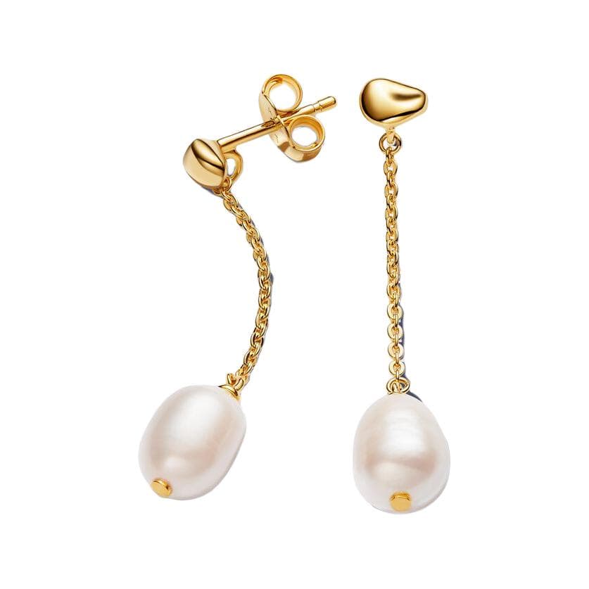 Серьги Pandora 14k - изображение 1