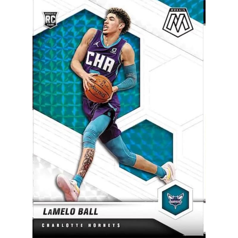 Коллекционные карточки PANINI NBA 2020-21 Mosaic Hanger Box - изображение 8