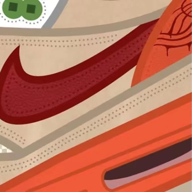 Постер Pop Artist -NIKE AIRMax1 x CLOT 40*40cm - изображение 4