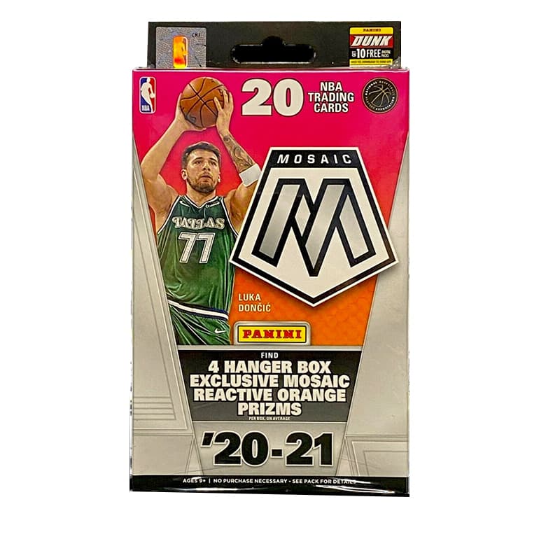 Коллекционные карточки PANINI NBA 2020-21 Mosaic Hanger Box - изображение 5