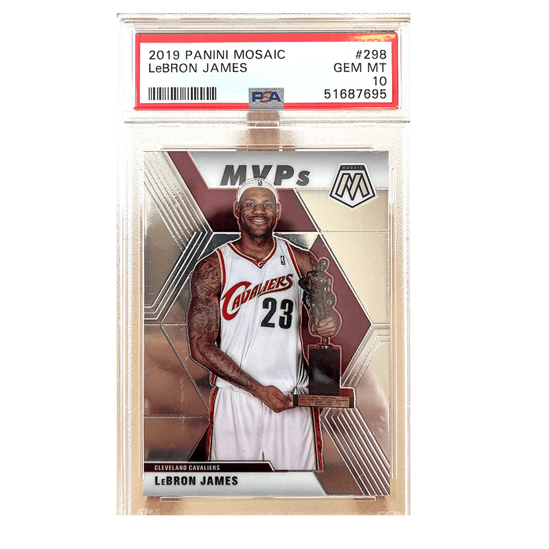 Коллекционные карточки PANINI 19-20 mosaic MVP PSA 10 - изображение 3
