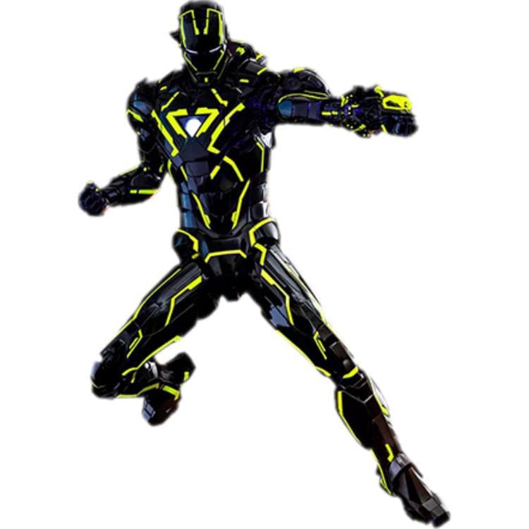 Фигурка Hot Toys Iron Man MK6 Light Speed Yellow - изображение 4