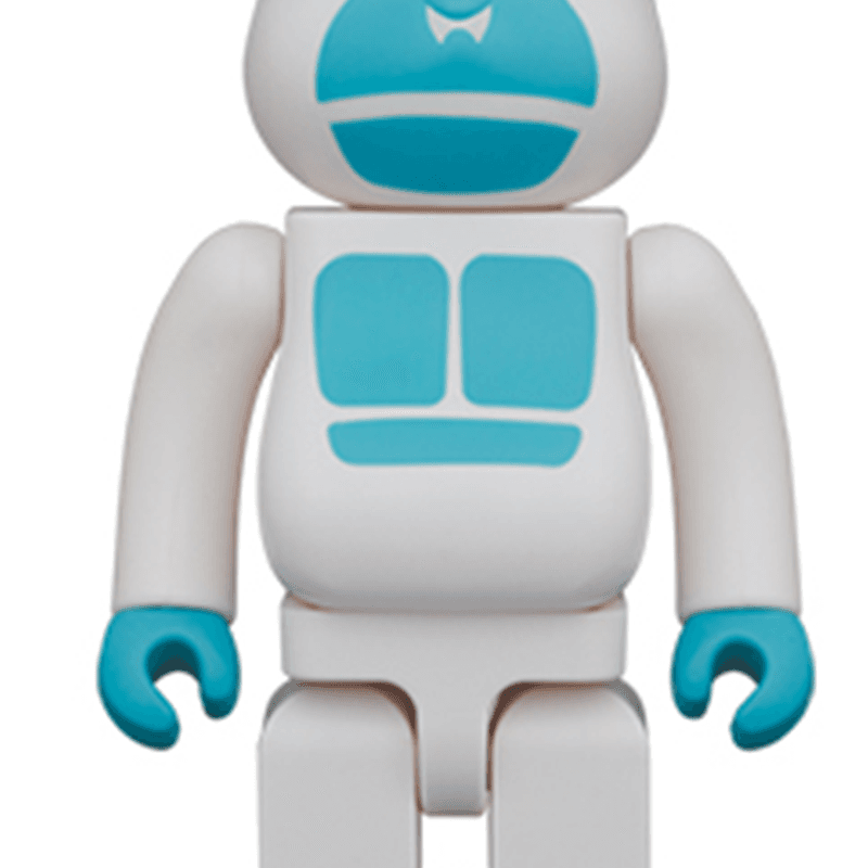 Фигурка XLARGE x BE@RBRICK Little Friend White - изображение 3