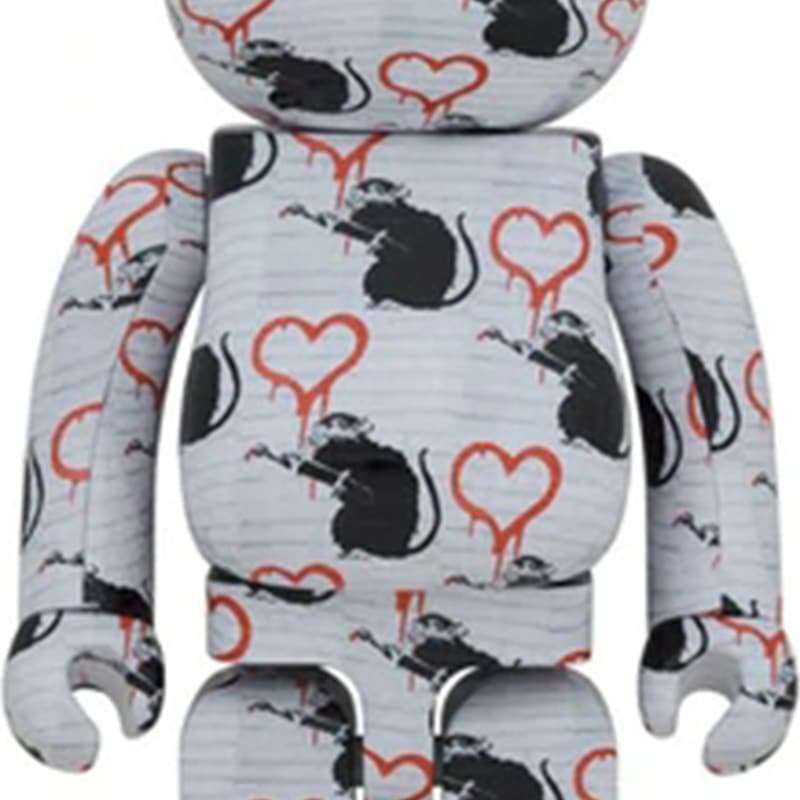 Фигурка BE@RBRICK Banksy Love Rat - изображение 4