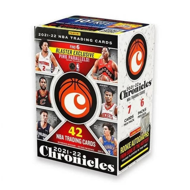 Коллекционные карточки PANINI NBA 2021-22 Chronicles Blaster Box - изображение 4
