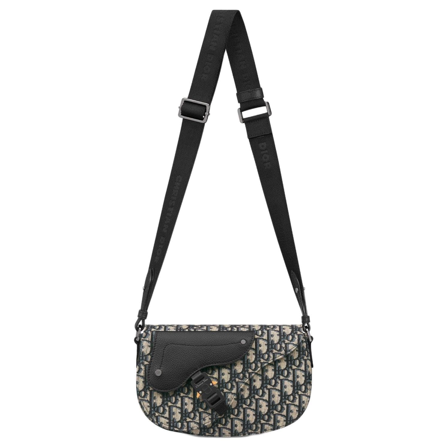 Сумка через плечо Dior Saddle Messenger Bag Beige Black - изображение 2
