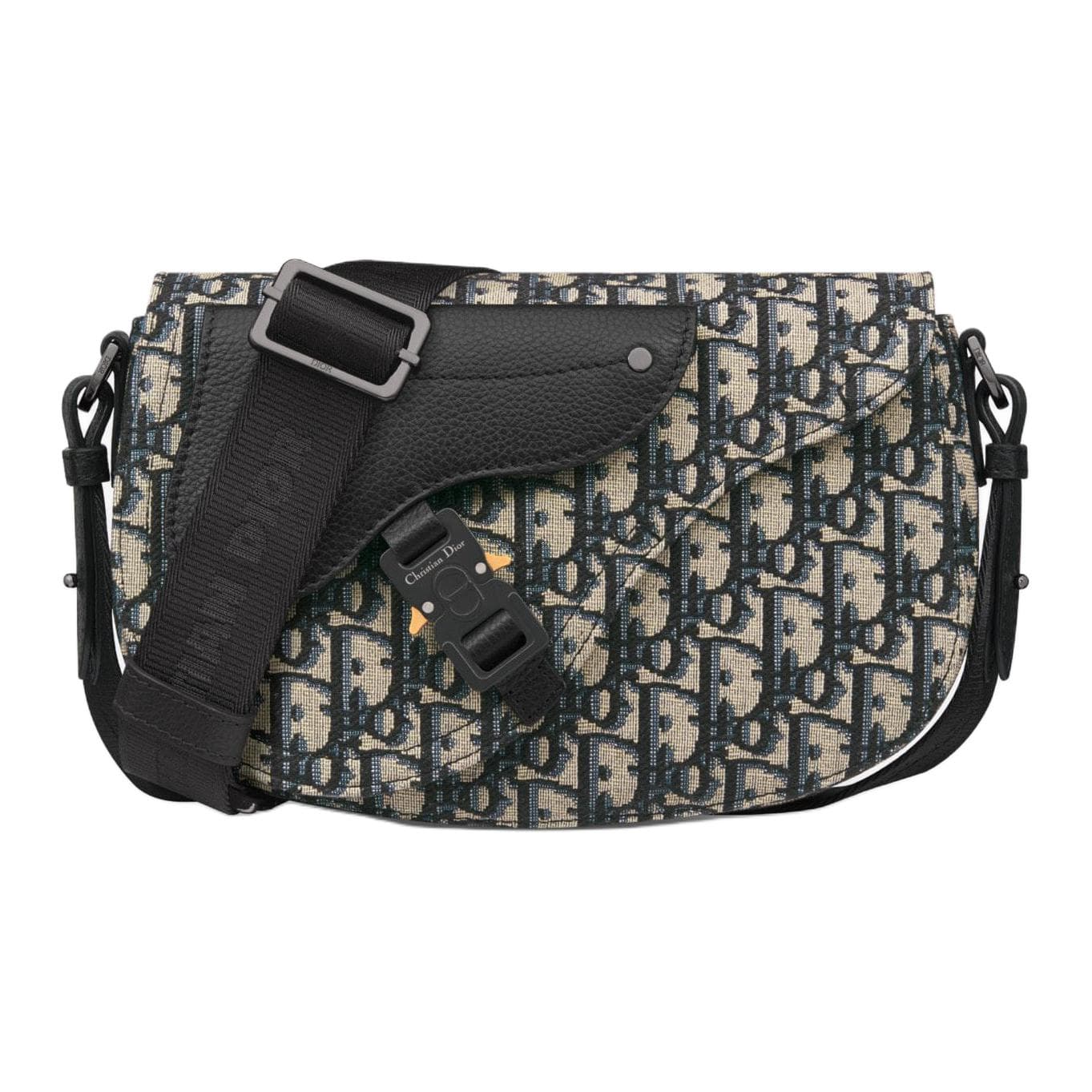 Сумка через плечо Dior Saddle Messenger Bag Beige Black - изображение 1