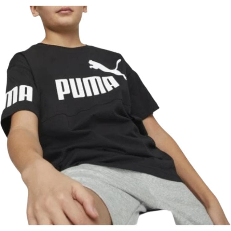 Футболка PUMA POWER TEE B LogoT - изображение 4