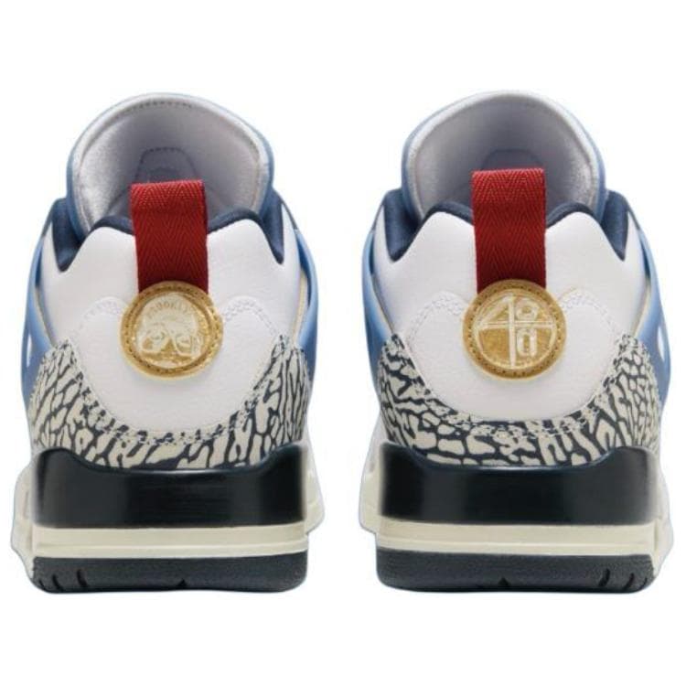 Ретро баскетбольные кроссовки Jordan Spizike Low White - изображение 5