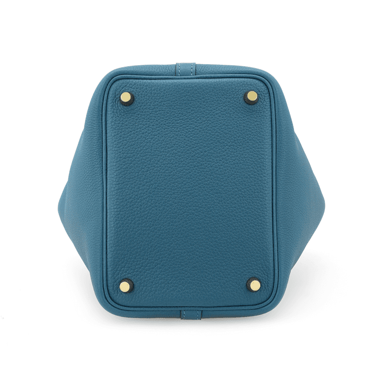 Сумка HERMES Picotin Lock 18 Clemence S4 Deep Blue - изображение 6