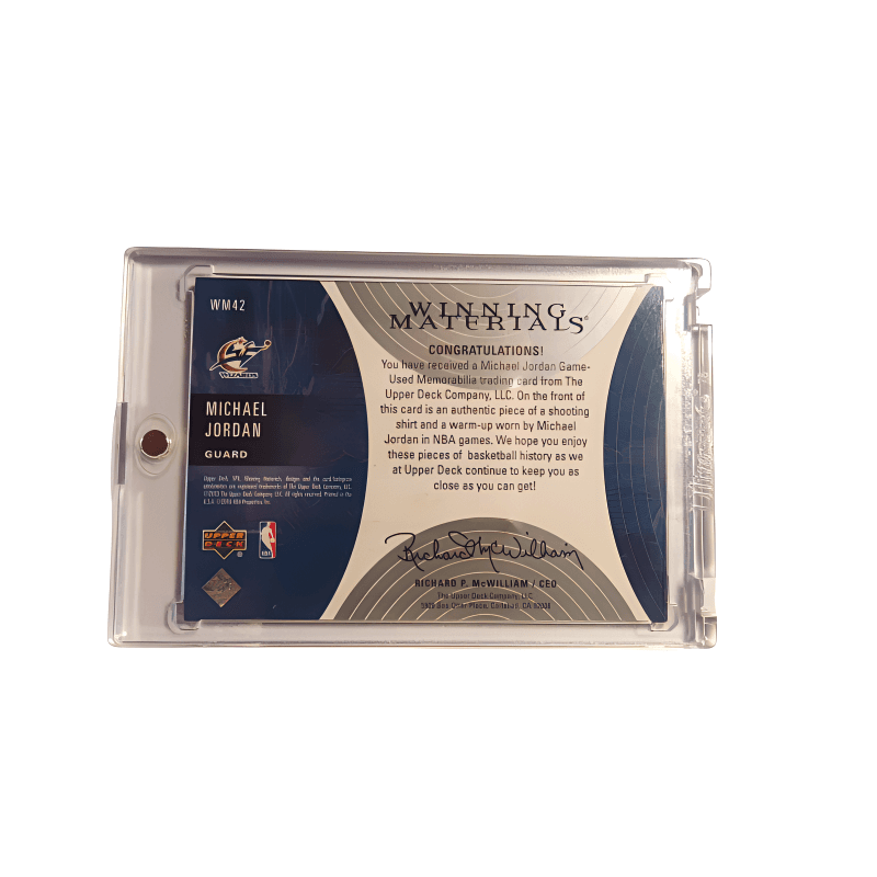 Коллекционные карточки UPPER DECK 2003UDWinningMaterialsShootingshirtJersey - изображение 2