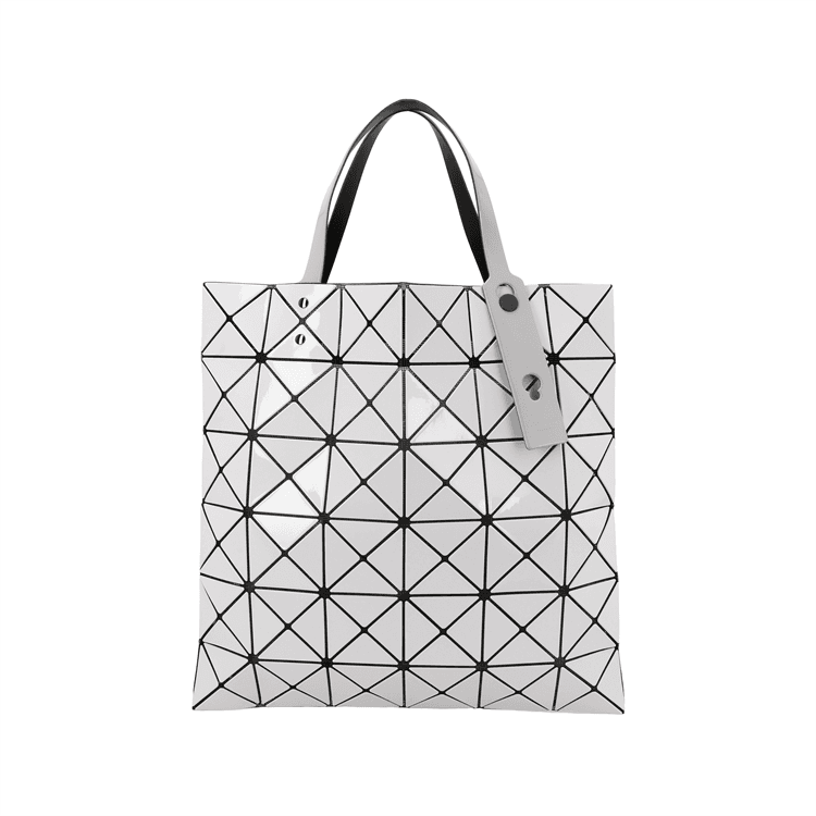 Сумка Issey Miyake Lucent Gloss Mix Поливинилхлорид Тоут Сумка для покупок Сумки Unisex Light Серый - изображение 2