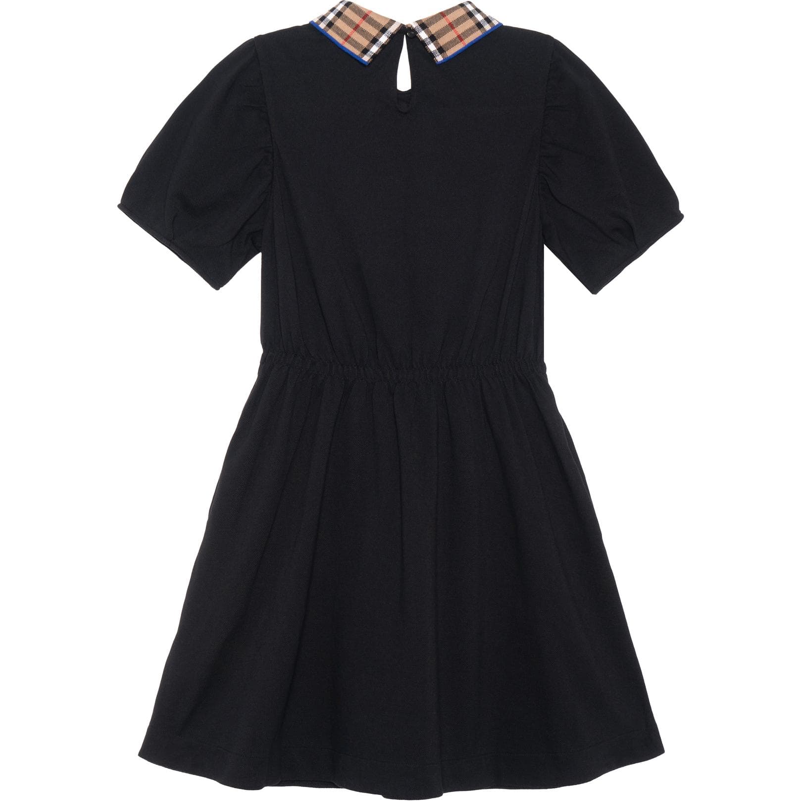 Burberry Check Collar Cotton Polo Shirt Dress - изображение 2