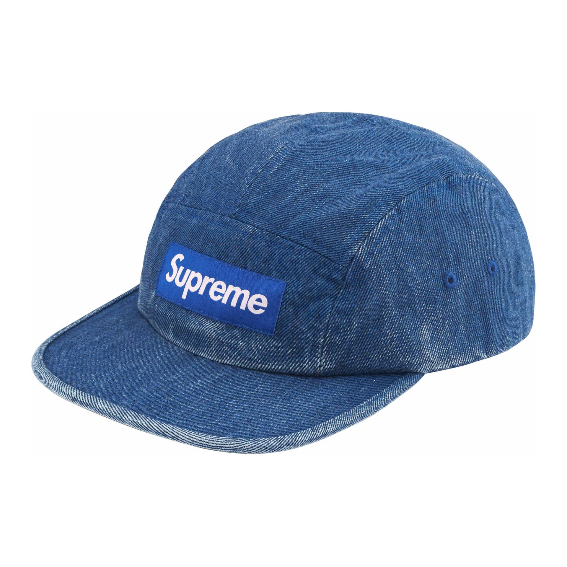 Кепка Supreme SS24 WEEK 18 COATED DENIM CAMP CAP - изображение 1