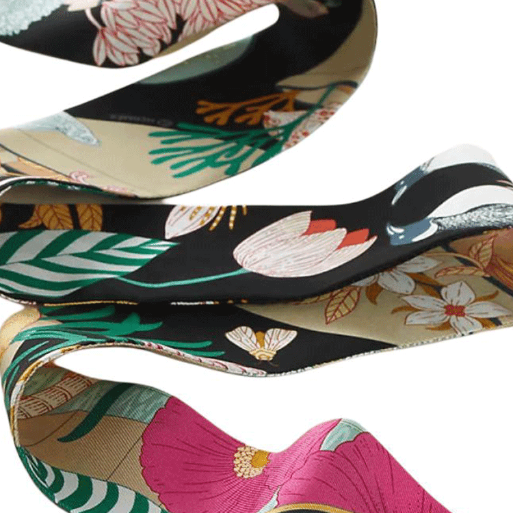 Платок HERMES Precious Paradise Twilly - изображение 2