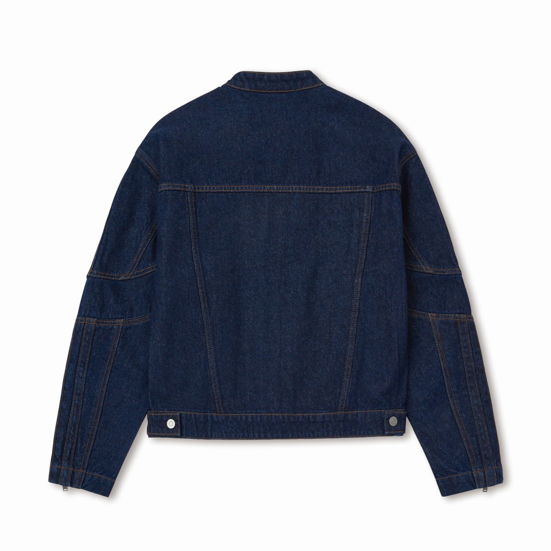 Джинсовая куртка NERDY Denim Jacket Dark Blue - изображение 2