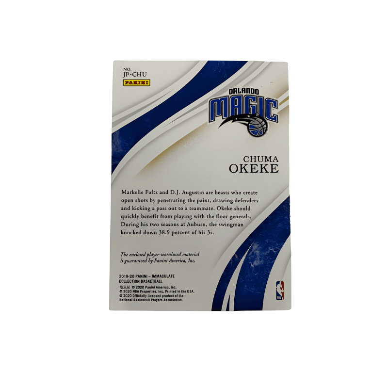 Коллекционные карточки PANINI 2019-20ImmRCJerseyNumberPatch0150 - изображение 2