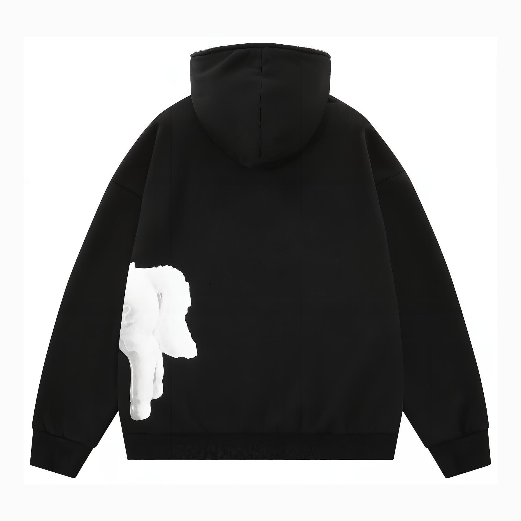 Худи Duamin Unisex Unicorn Print Hoodie Black - изображение 2