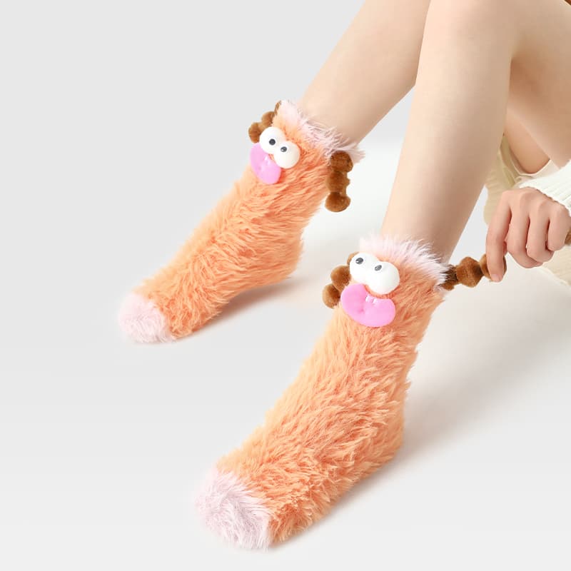 Носки Primeet Coral Fleece Cartoon Socks - изображение 12