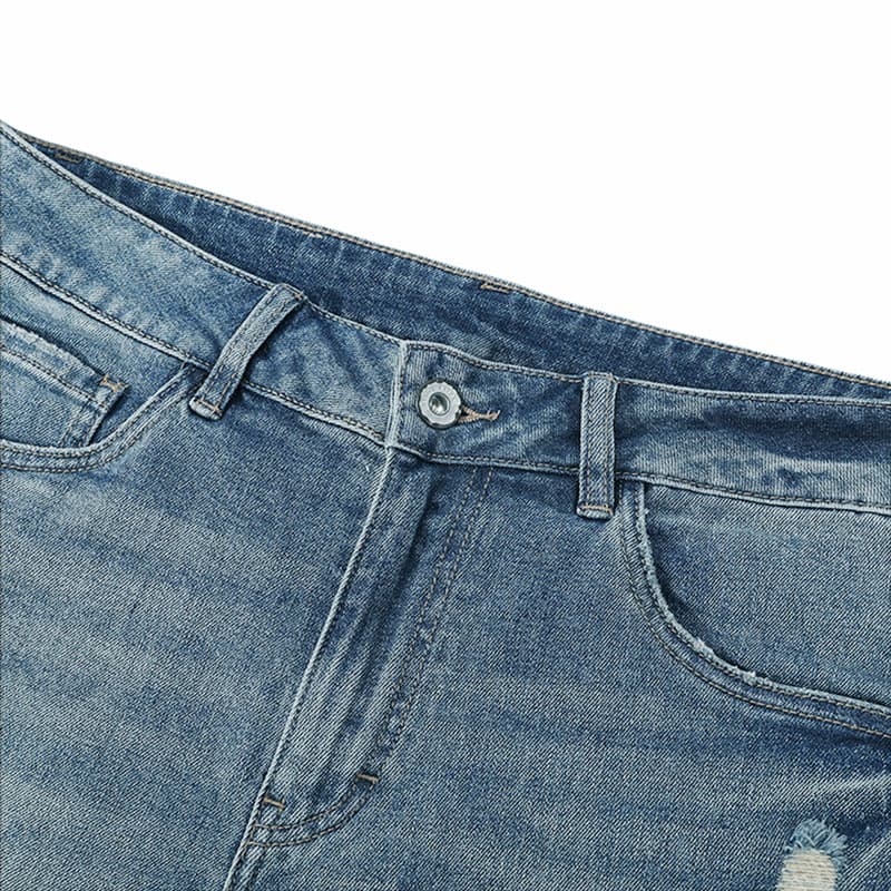 Джинсовые шорты DAVID NAMAN SS24 - изображение 4