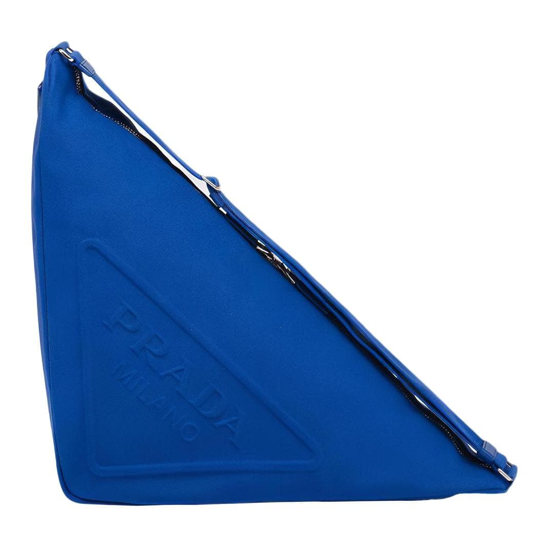 Сумка через плечо Prada Triangle Cobalt Blue - изображение 1