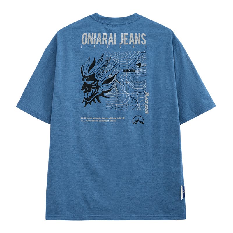 Футболка ONI Ground Map Print Crew Neck T-Shirt - изображение 2