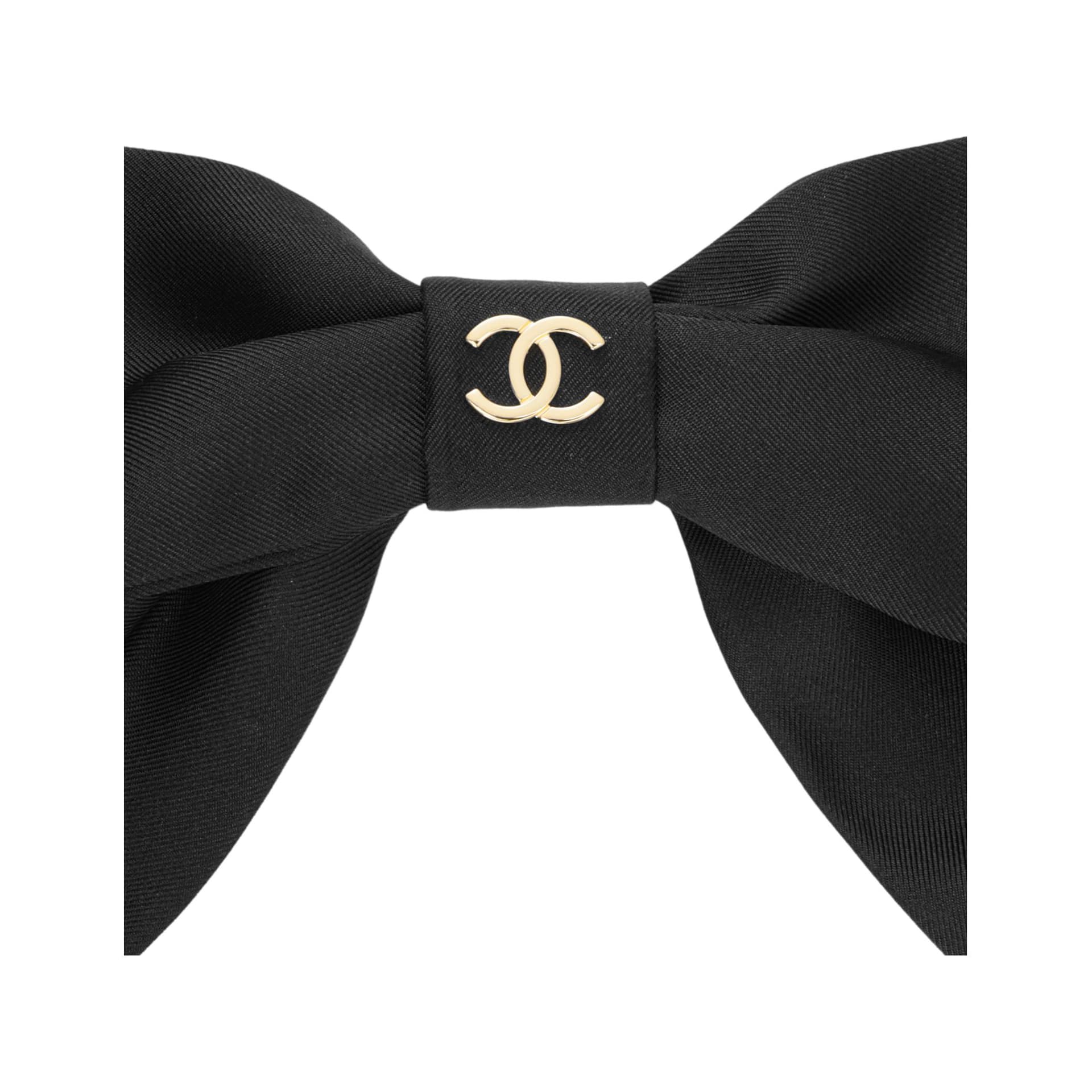 Заколка Chanel Bow Double C Hair Clip - изображение 3