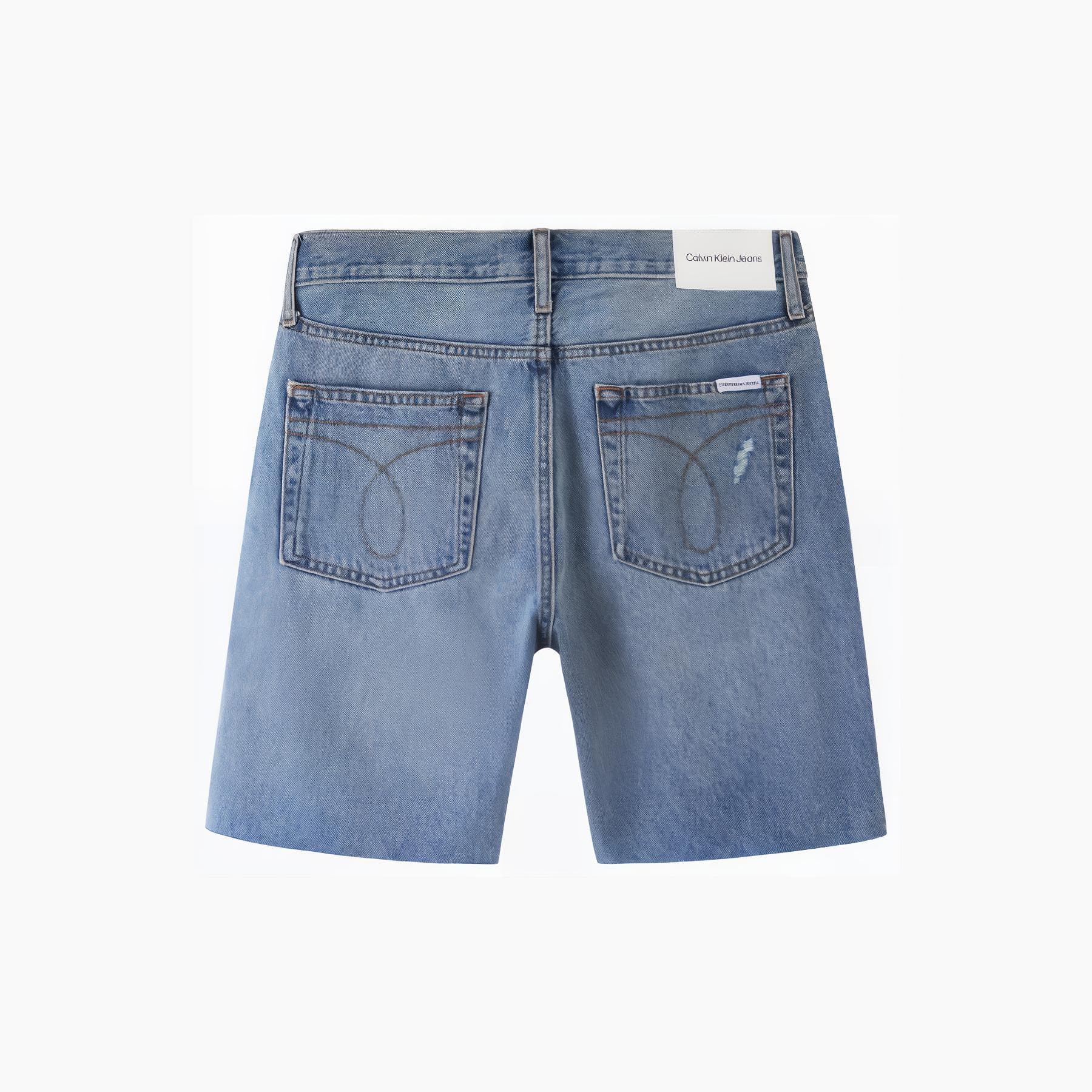 Джинсовые шорты Calvin Klein Denim Shorts Light Blue - изображение 2