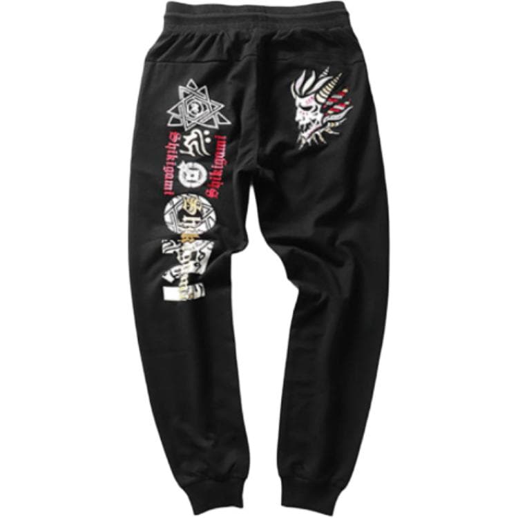 Штаны Onitsuka Tiger Bushin Embroidered Casual Pants Black - изображение 2