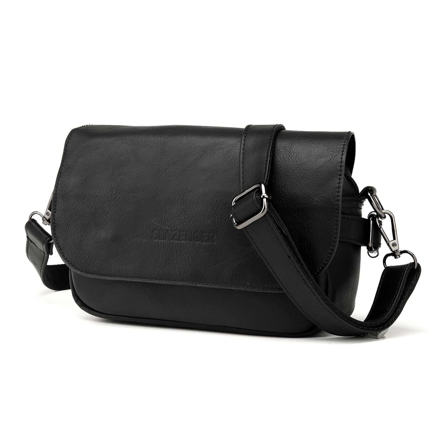 Сумка через плечо Slazenger Crossbody Bag Black - изображение 2