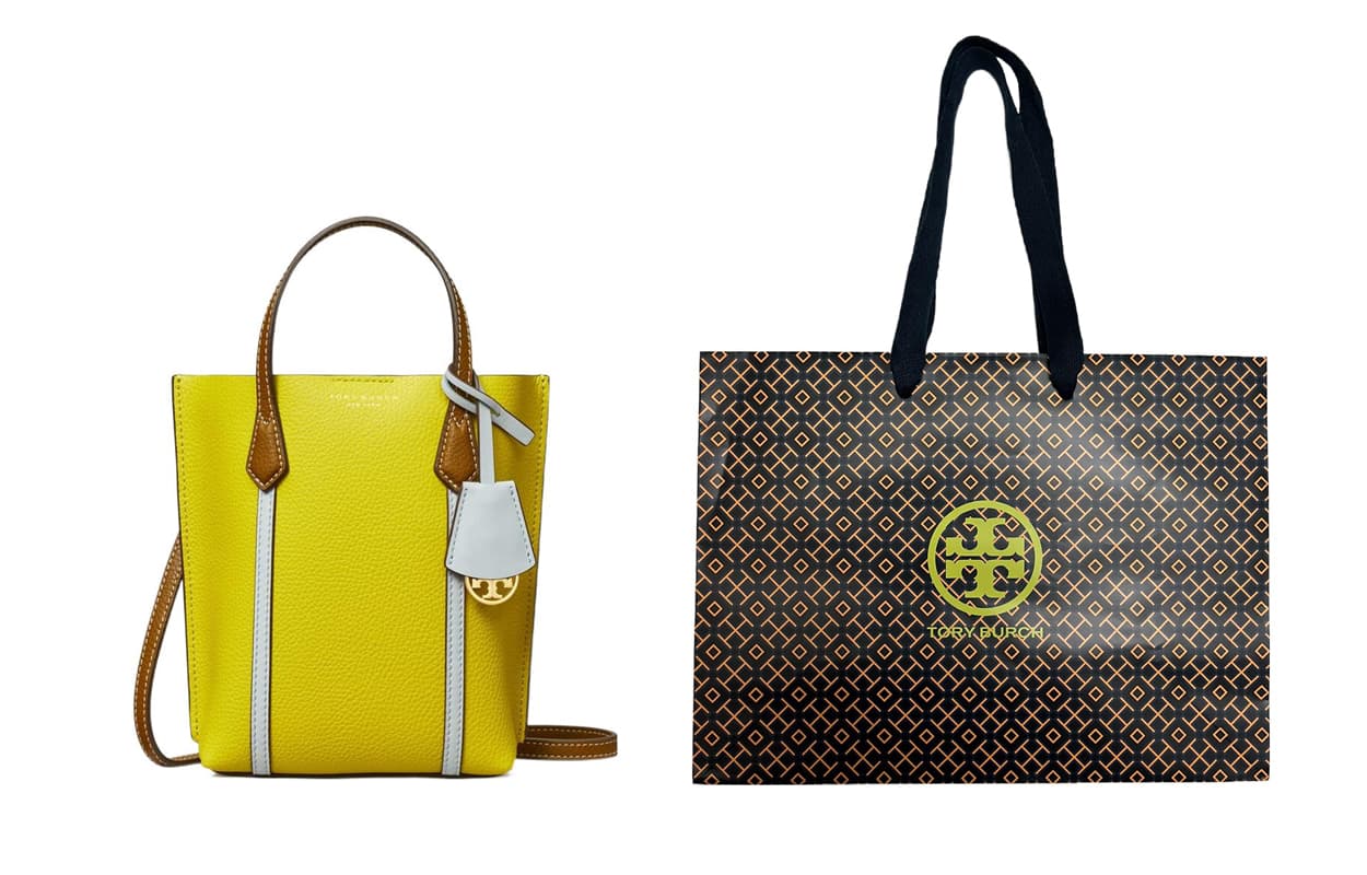 Сумка Tory Burch Perry Mini Tote Yellow - изображение 6