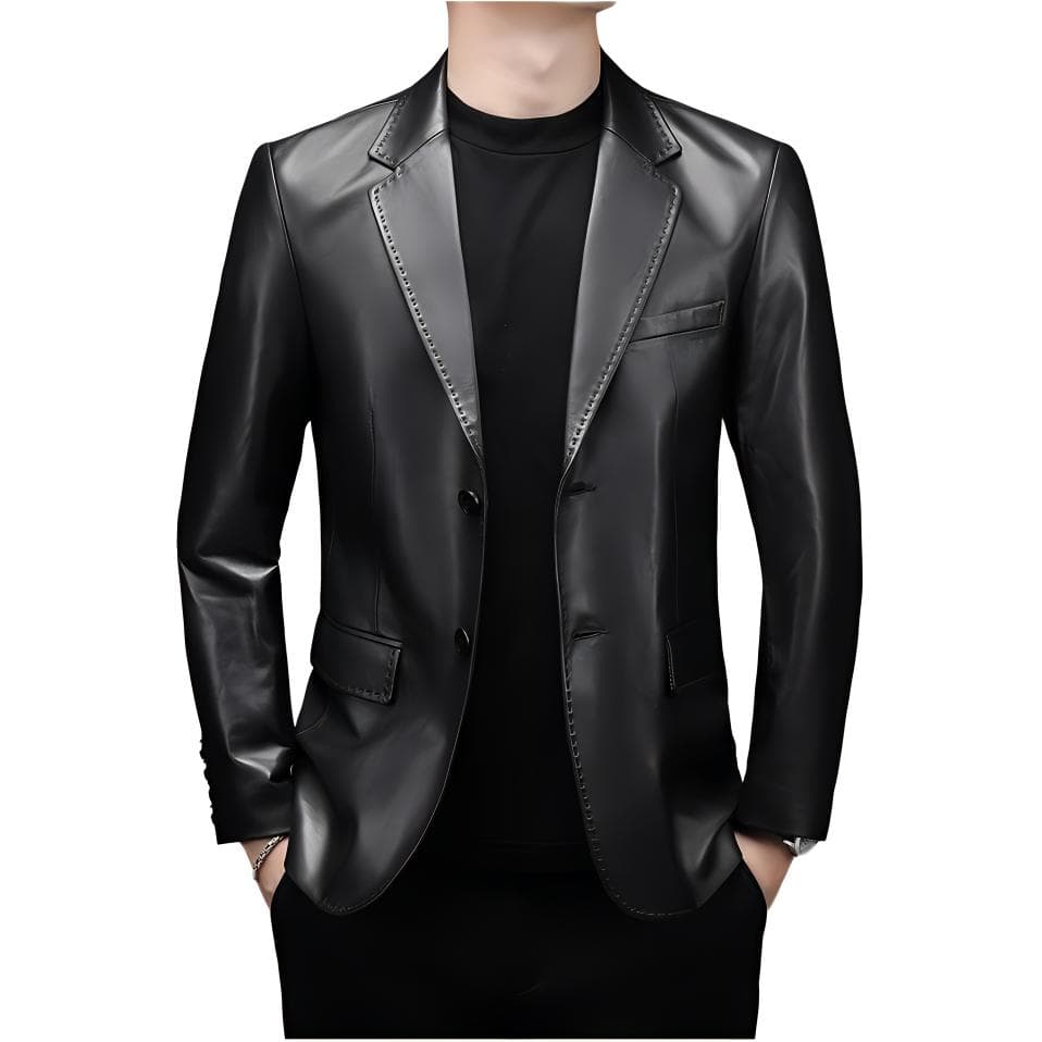 Кожаная куртки PIERRE CARDIN - изображение 1