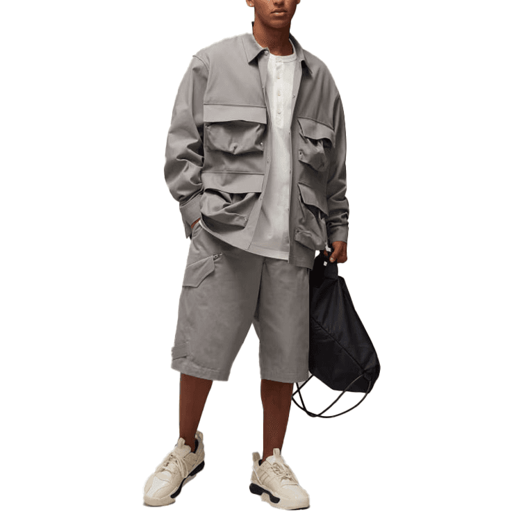 Кофта adidas Y-3 Long Sleeve Pocket Overshirt - изображение 2