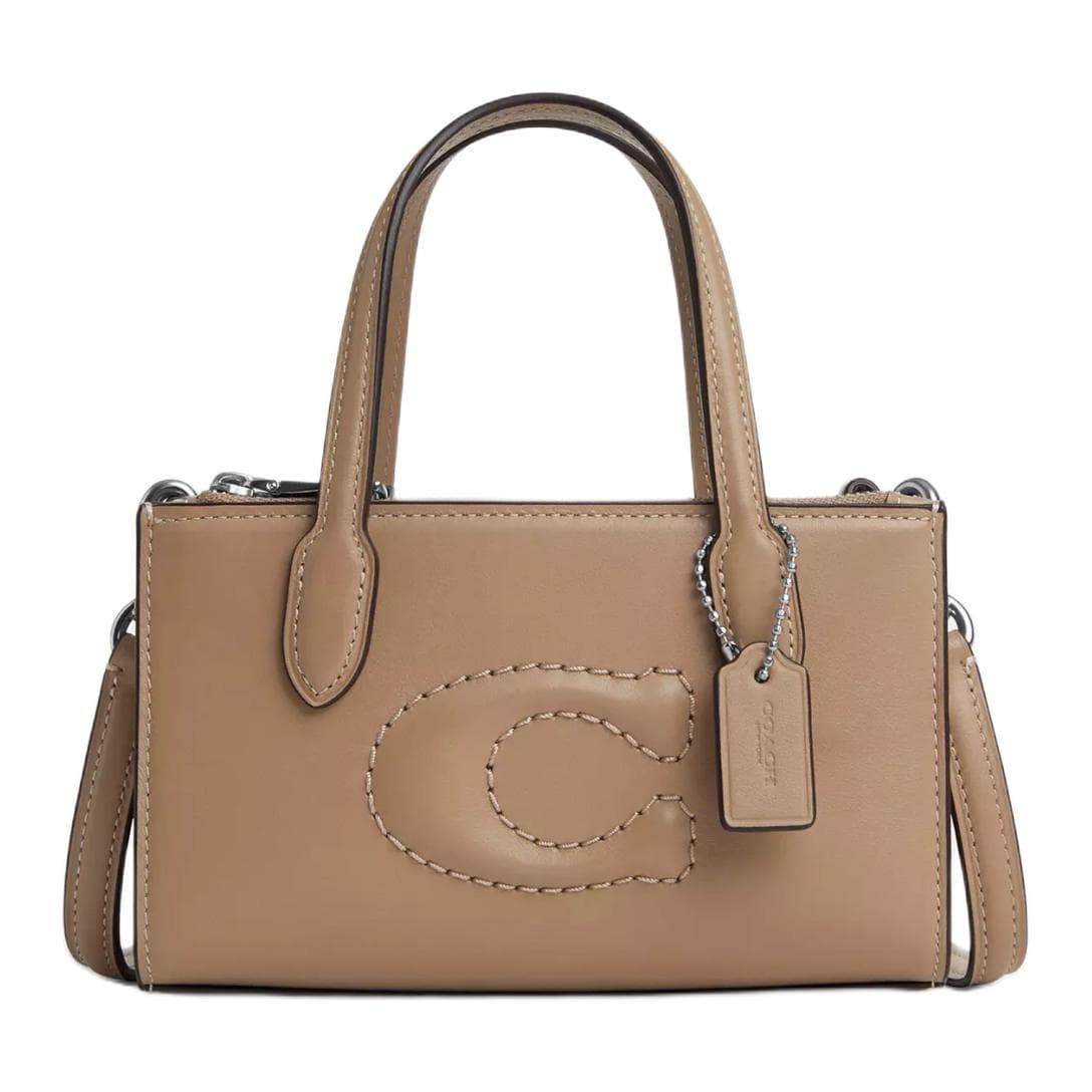 Сумка COACH Nina 17 Silver Brown - изображение 1