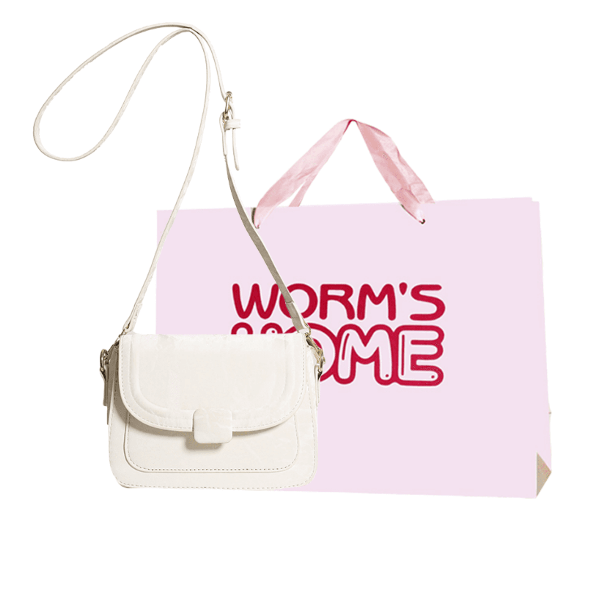 Сумка через плечо WORM'S HOME ins pu - изображение 1