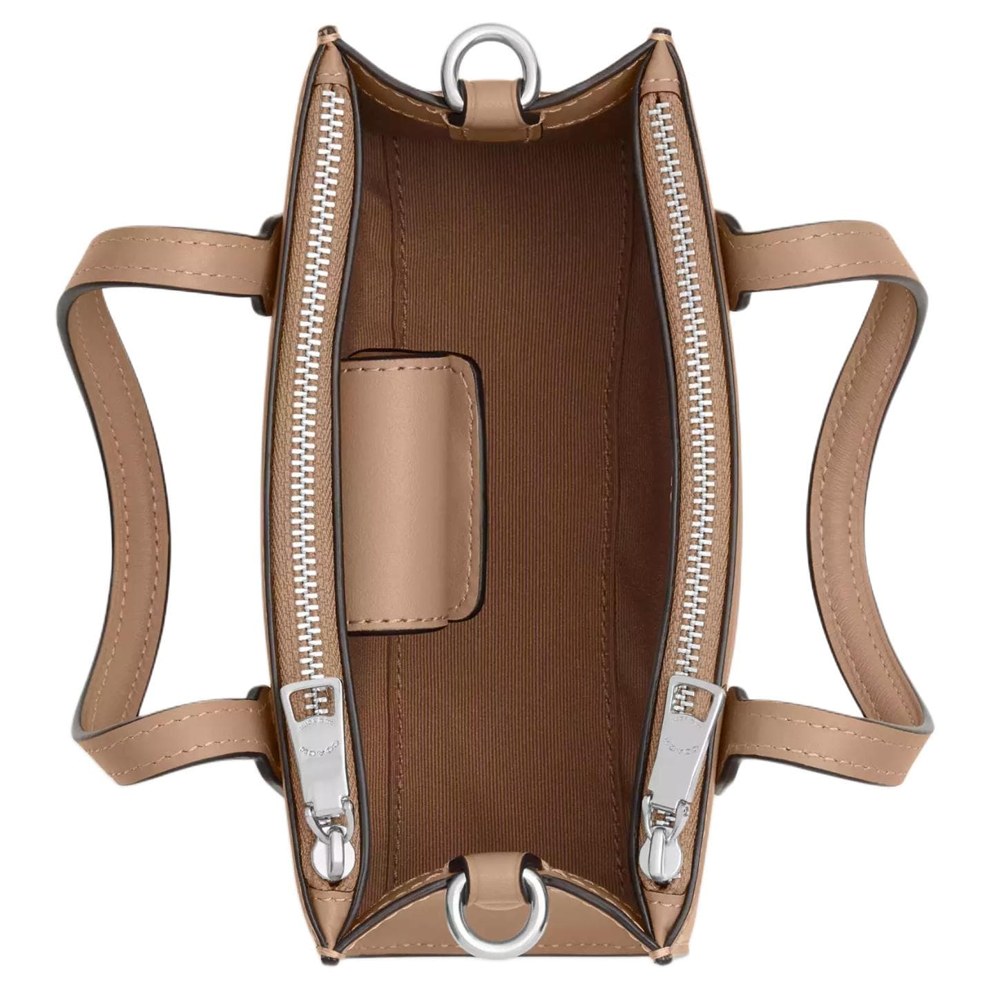 Сумка COACH Nina 17 Silver Brown - изображение 3