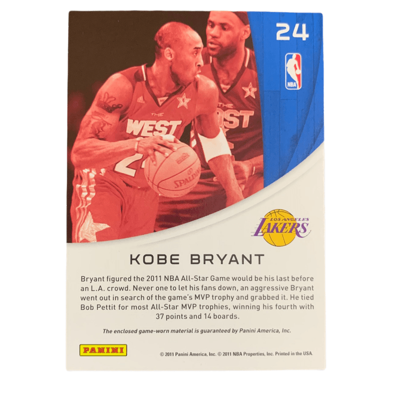 Коллекционные карточки PANINI 2011NBAKobeBryant - изображение 2