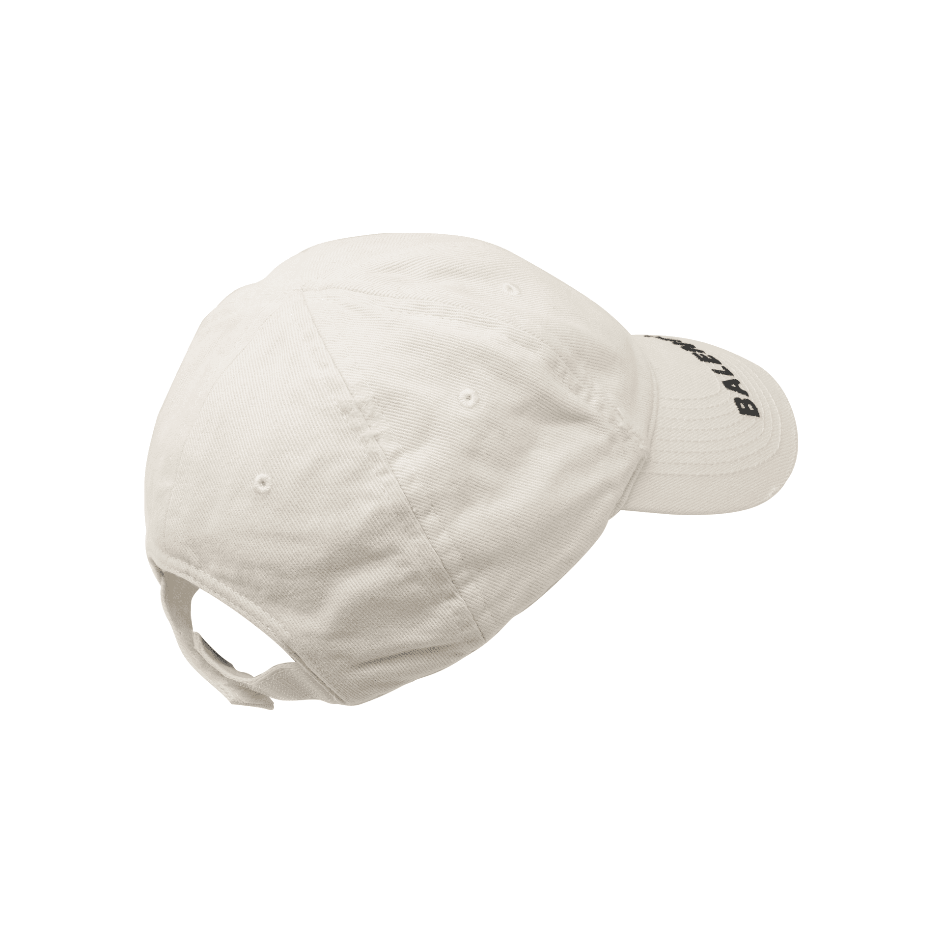 Кепка Balenciaga Logo Baseball Cap White - изображение 3