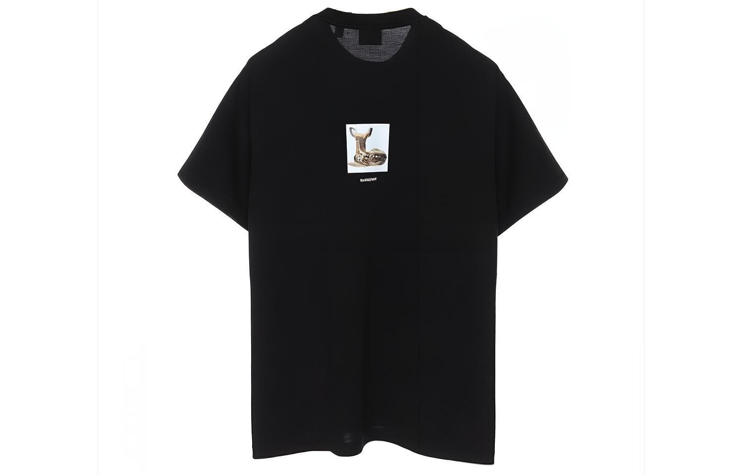 Футболка Burberry Deer Print Cotton Oversized T-shirt T - изображение 2