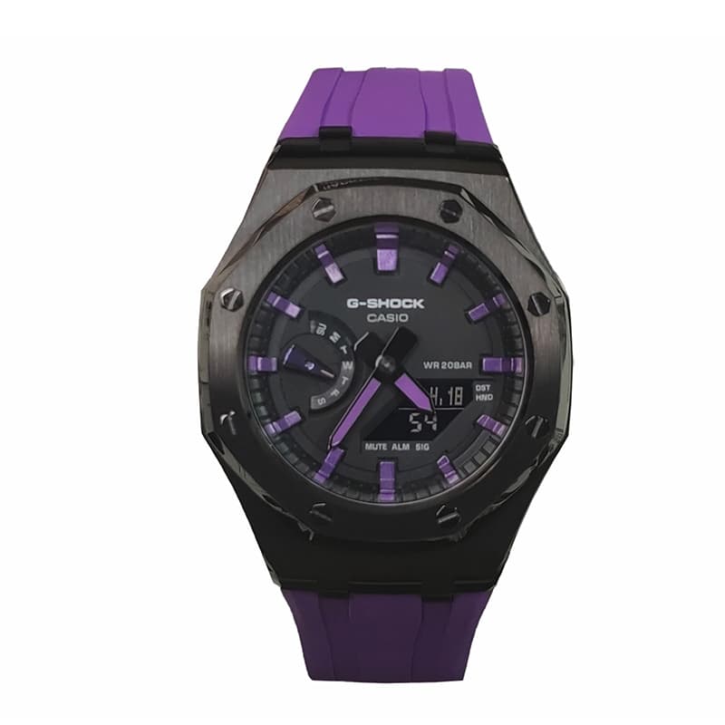 Часы Casio GA-2100 Black Purple Samurai - изображение 1