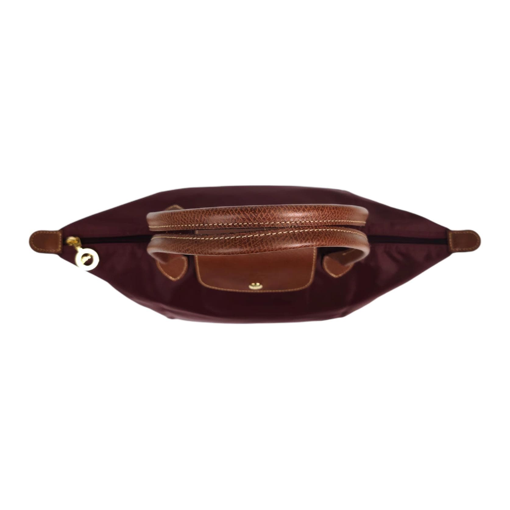 Мини-сумка Longchamp Le Pliage Burgundy - изображение 5