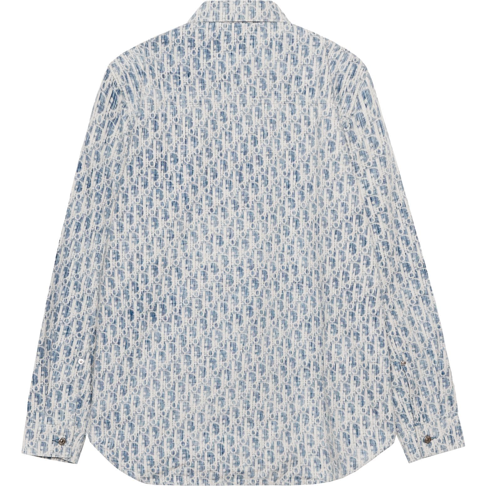 Рубашка DIOR Oblique Denim Shirt - изображение 2