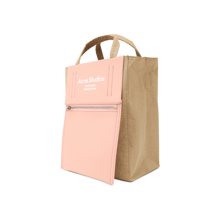 Сумка Acne Studios Mini Tote Brown/Pink - изображение 2