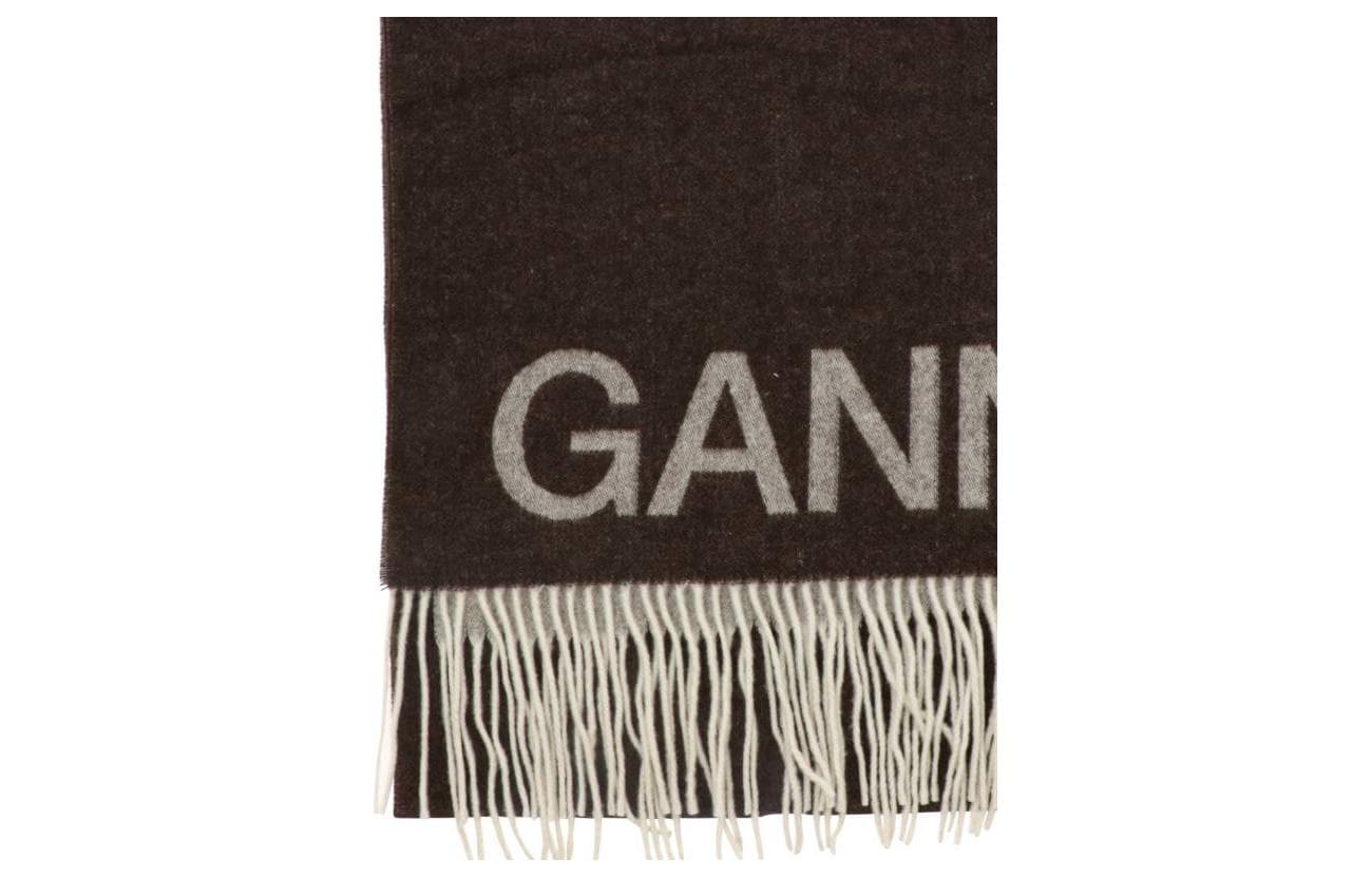 Шарф GANNI Logo - изображение 2
