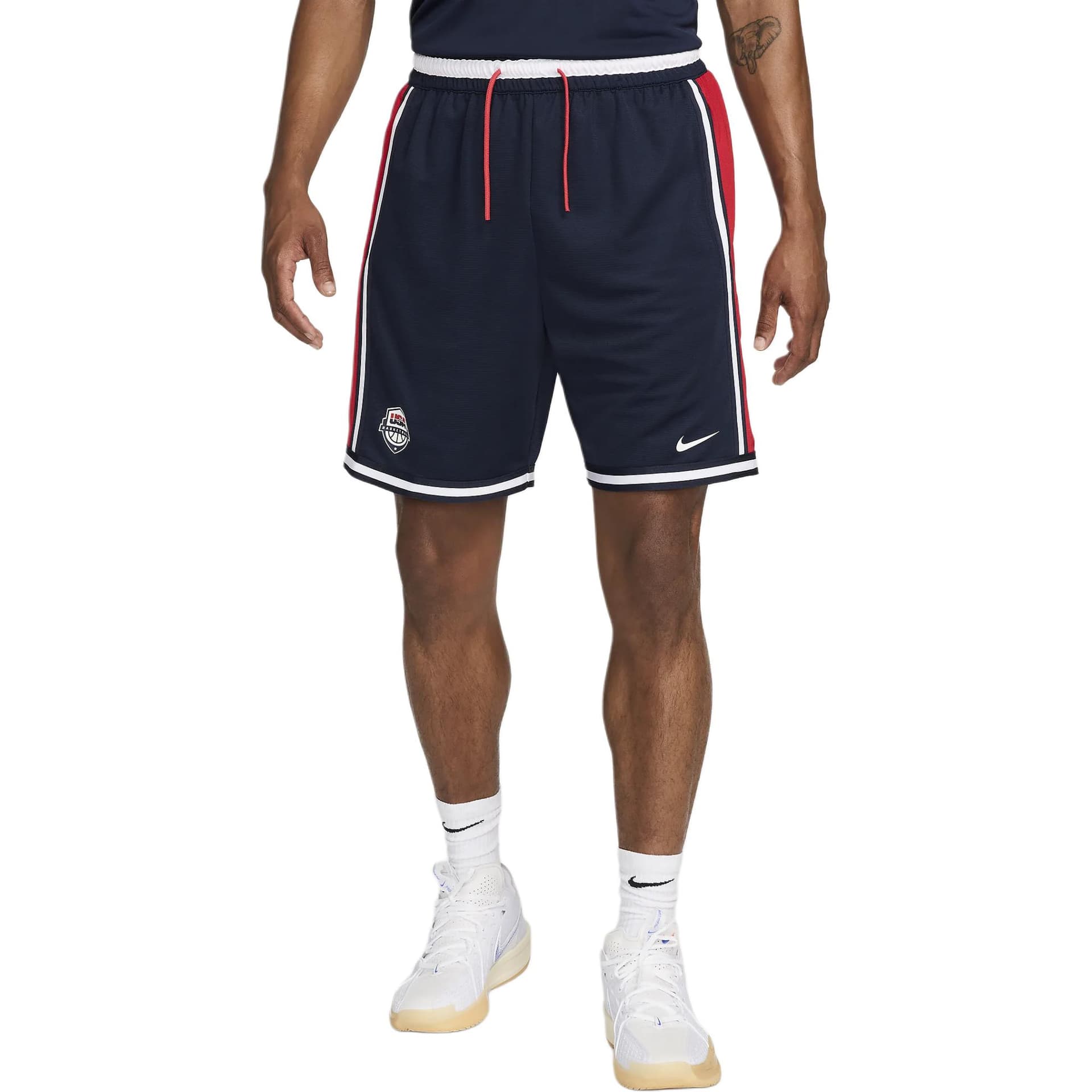 Баскетбольные шорты Nike USAB Obsidian/University Red/White - изображение 2