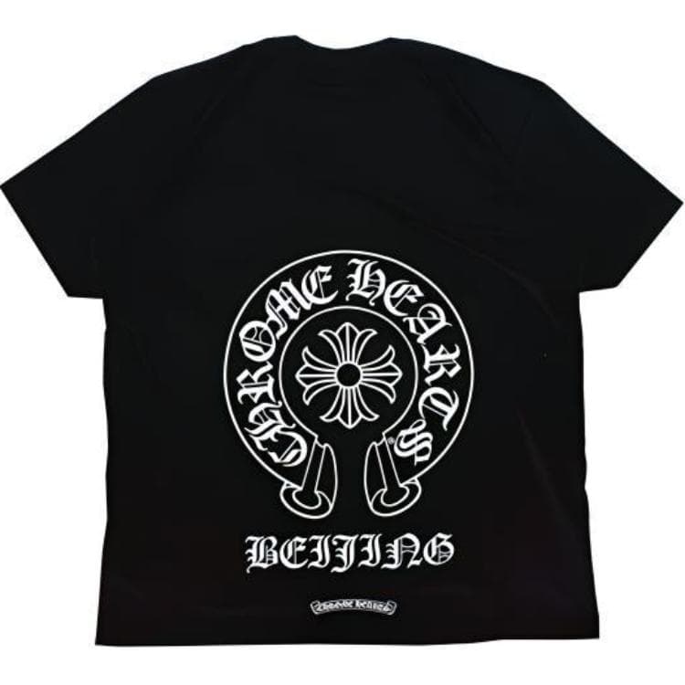 Футболка Chrome Hearts Beijing Limited Horseshoe Print T-Shirt Black - изображение 2
