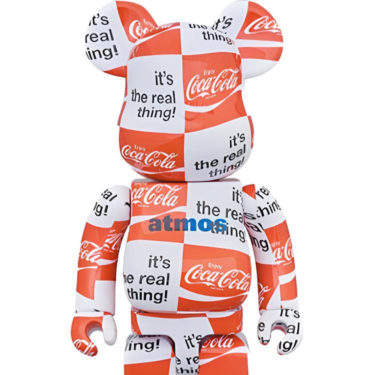 Фигурка BE@RBRICK x Coca-Cola x atmos Checkerboard - изображение 4